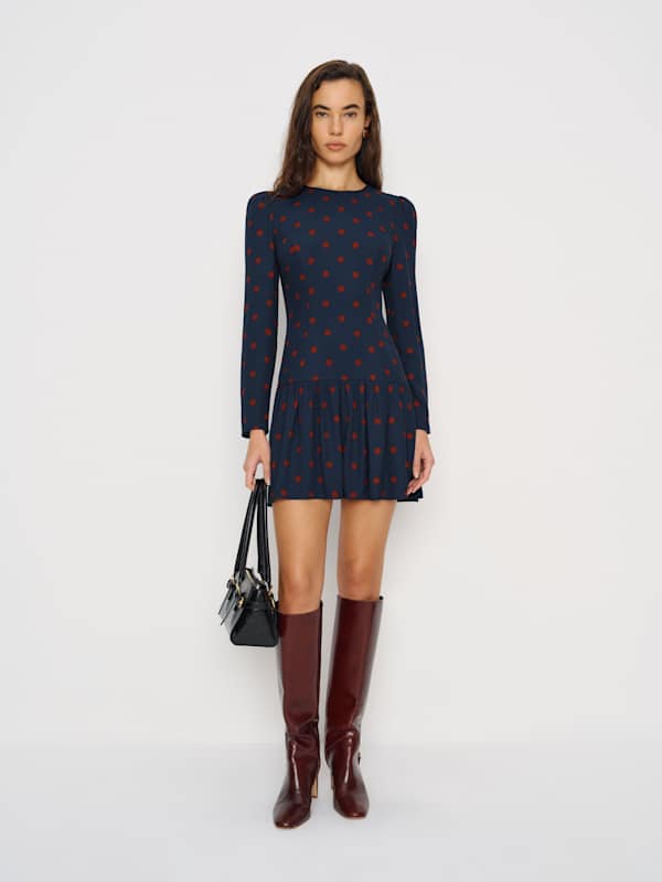 Vaila Dress - Venetian Dot